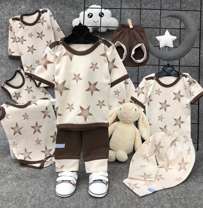 سیسمونی تیکه باز نوزادی ستاره قهوه ای IL