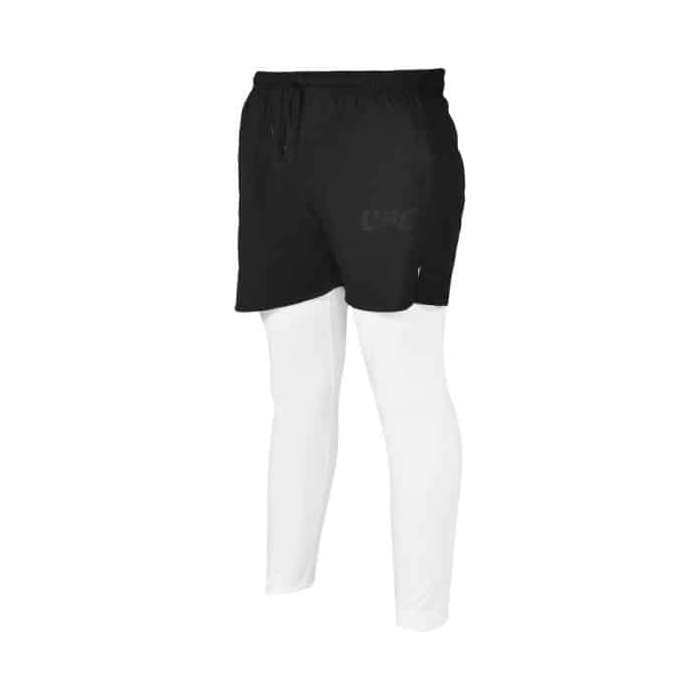 شلوارک و لگ سرهمی مردانه یو اف سی مدل HS-1H315 مشکی