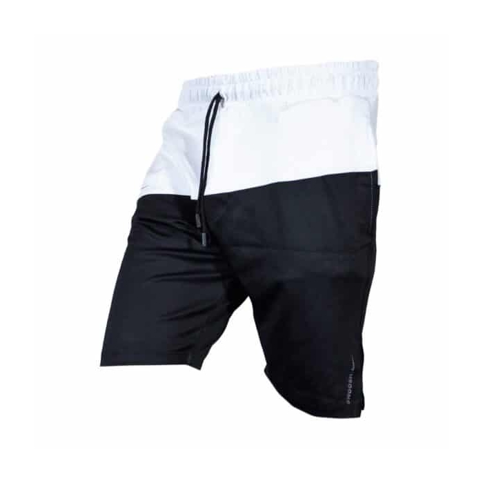 شلوارک ورزشی مردانه نایک مدل PB-BW9912 سفید مشکی