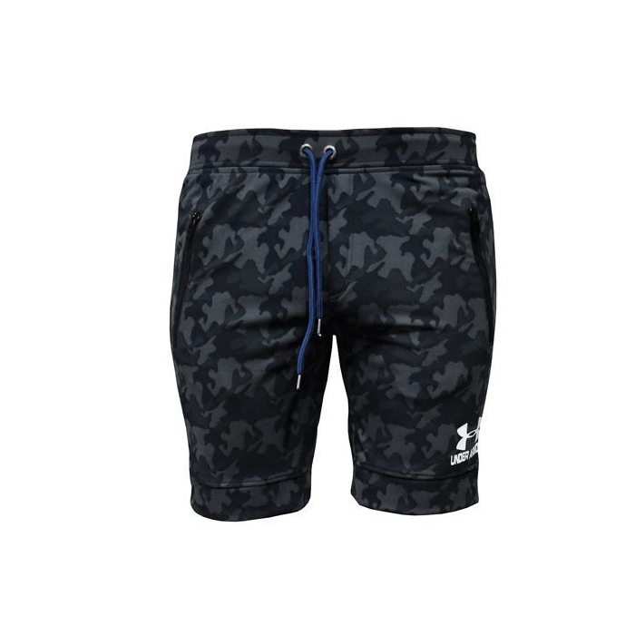 شلوارک ورزشی مردانه آندر آرمور مدل NM-12 چریکی سرمه‌ای