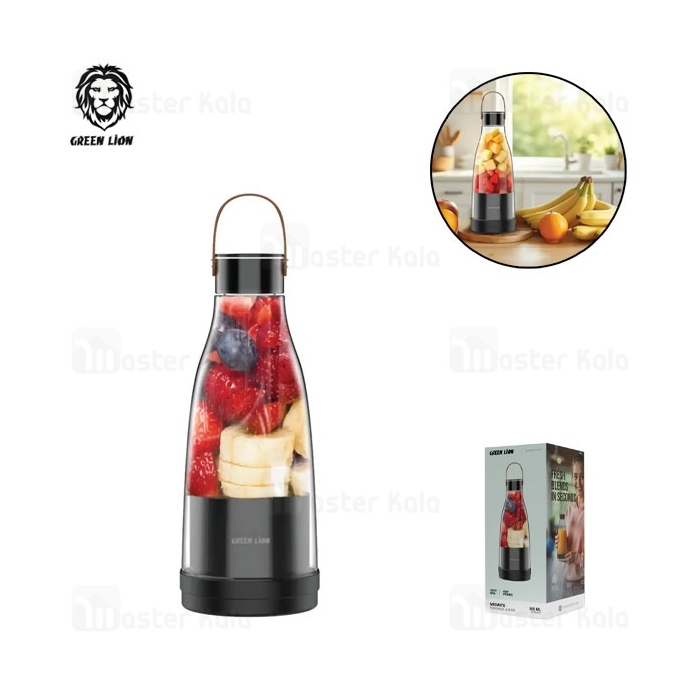 مخلوط کن قابل حمل گرین لاین Green Lion Mixmate Portable Juicer GNMIXMT40BK ظرفیت 300 میلی لیتر