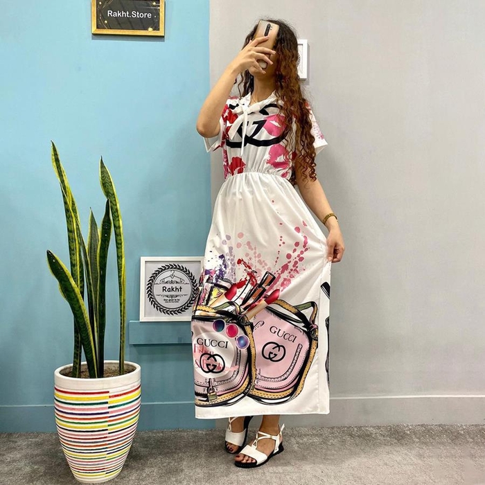 پیراهن ساحلی Gucci مدل 1393