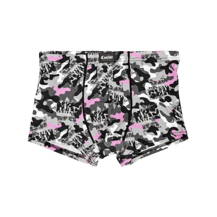 شورت پادار کولسی مدل ۲A0526 چریکی بنفش