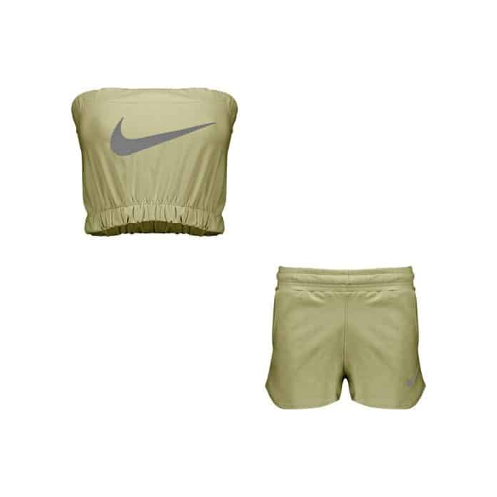 ست نیم تنه و شلوارک ورزشی زنانه نایک مدل  mub-1215 سدری