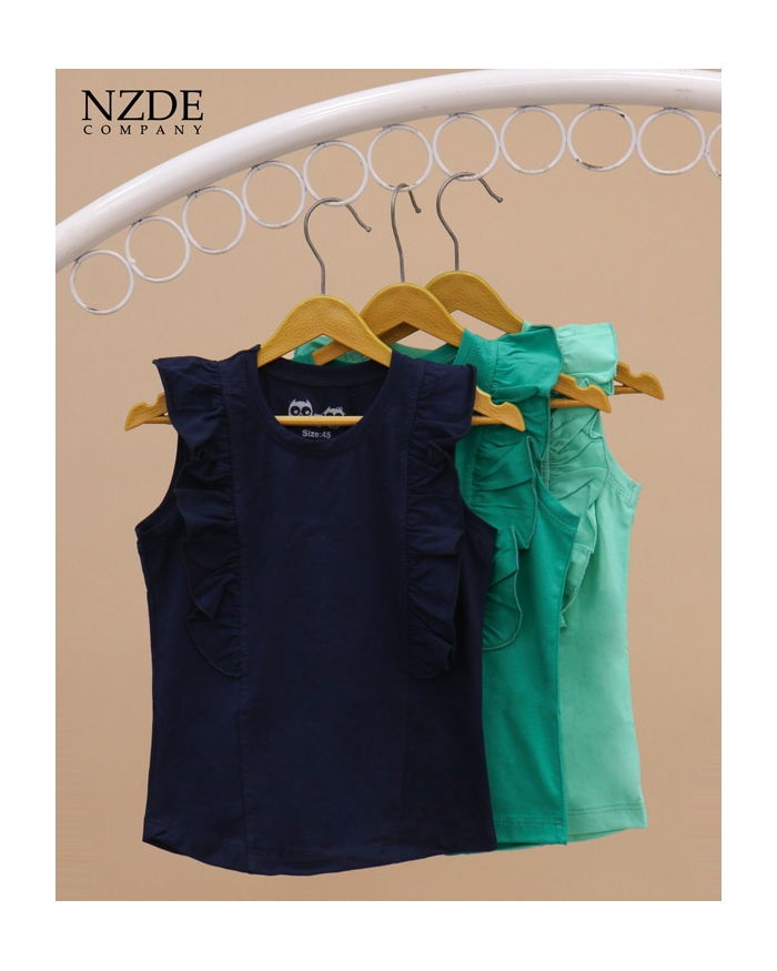 تاپ سرشانه چین دار NZDE