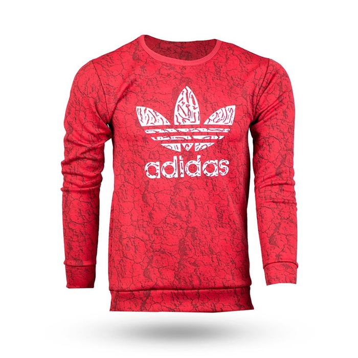 پلیور طرح دار Adidas_red مدل 2104