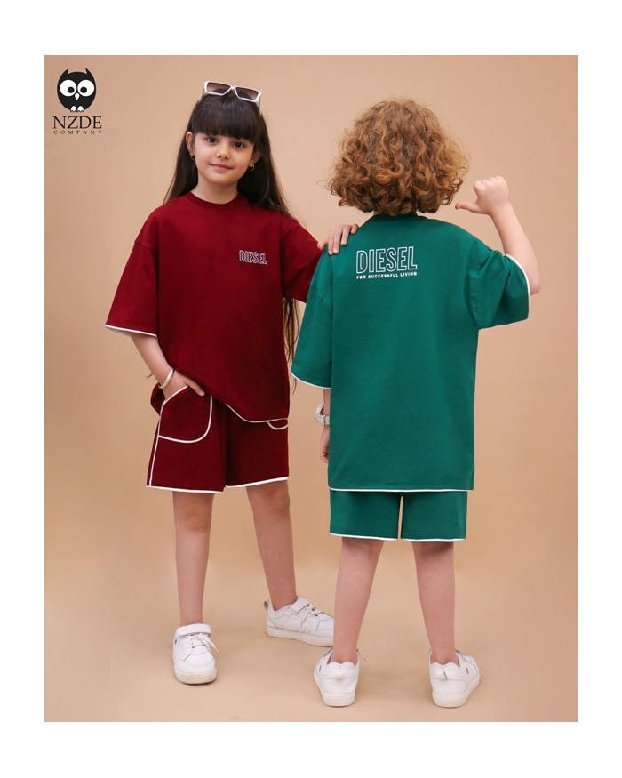 تیشرت شلوارک مغزی دوزی DIESEL NZDE