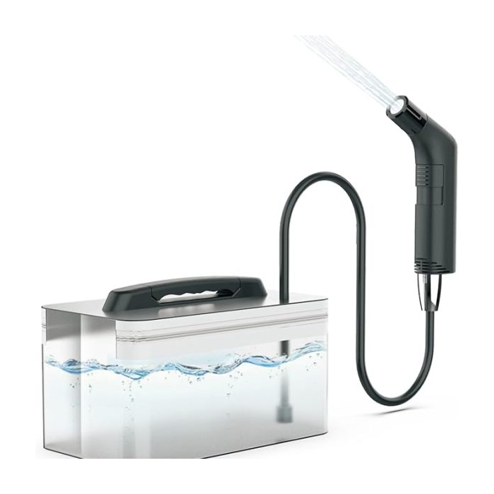 بیده اسپری آبپاش مسافرتی گرین لاین مدل Compact Bidet Sprayer شارژی ۸۰۰ میلی آمپر