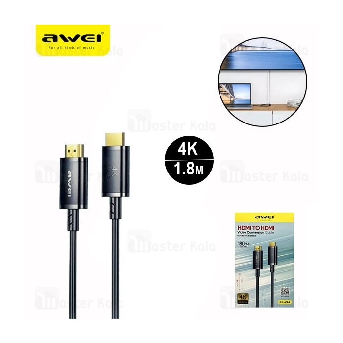 کابل HDMI اوی Awei CL-214 طول 1.8 متر