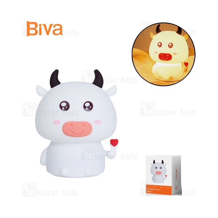 چراغ خواب سیلیکونی فانتزی بیوا Biva NL-02 طرح گاو