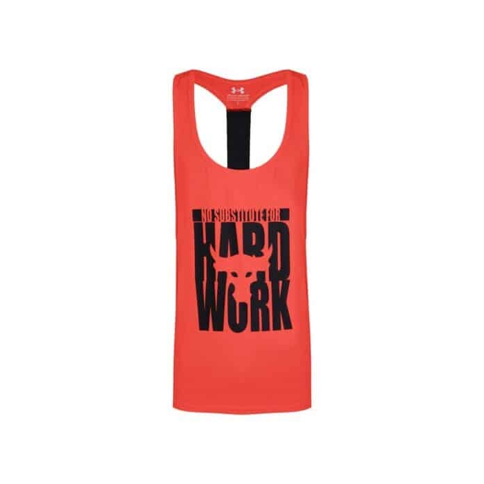 رکابی ورزشی مردانه آندر آرمور مدل PY-KESH WORK HARD صورتی