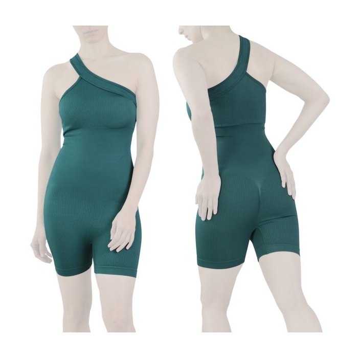 اورال سرهمی کوتاه ورزشی زنانه مدل MM-15 سبز آبی