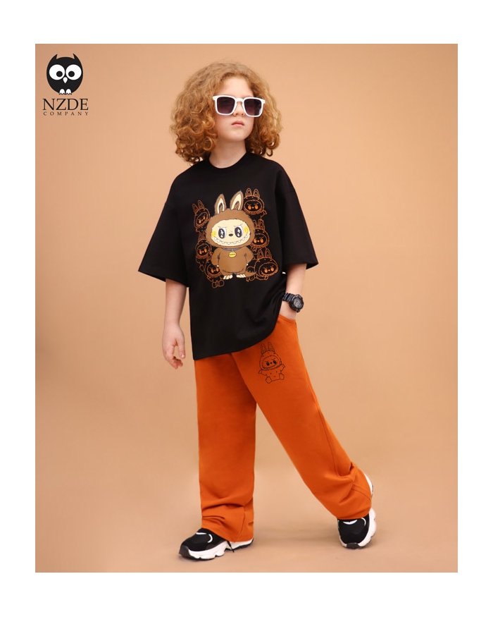 تیشرت بگ استایل و شلوار Labubu NZDE