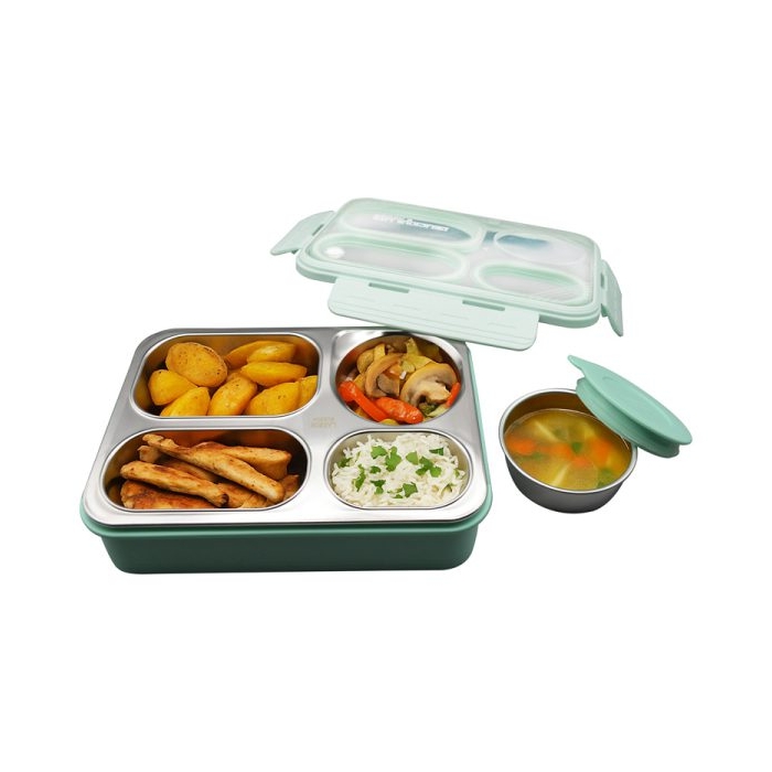 ظرف غذا لانچ باکس مدل ۴Box-Lax Son ظرفیت ۹۵۰ میلی لیتر