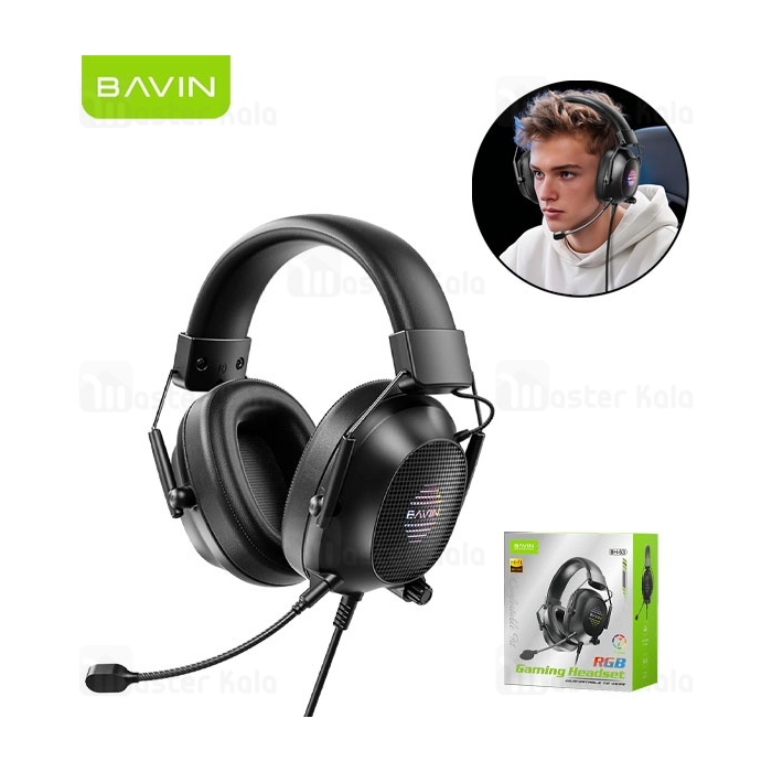 هدفون سیمی گیمینگ باوین Bavin BH63