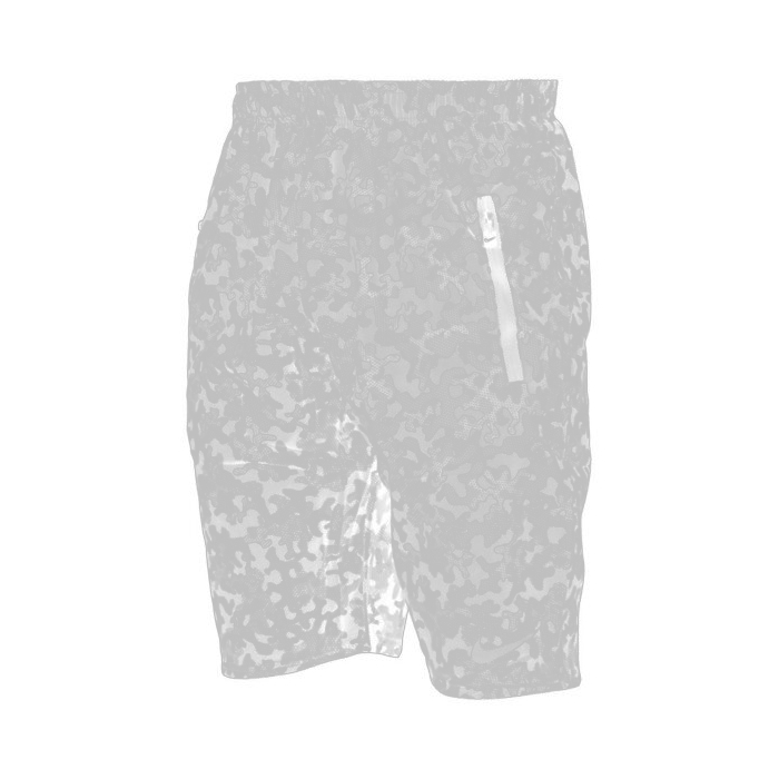 شلوارک ورزشی مردانه نایک مدل MuB-188 چریکی مارپیچ طوسی