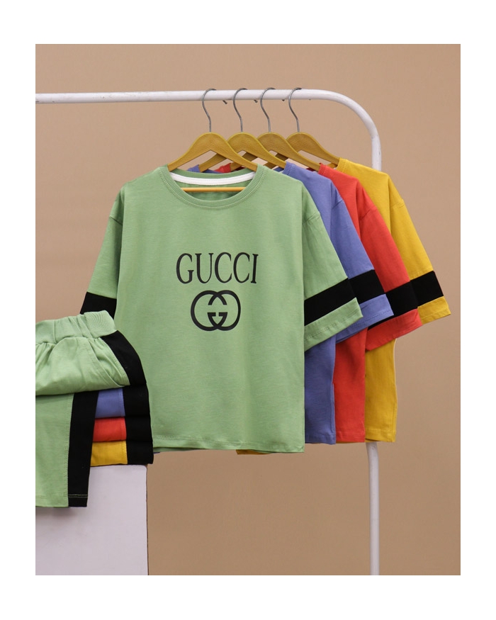 تیشرت شلوار بگ استایل GUCCI