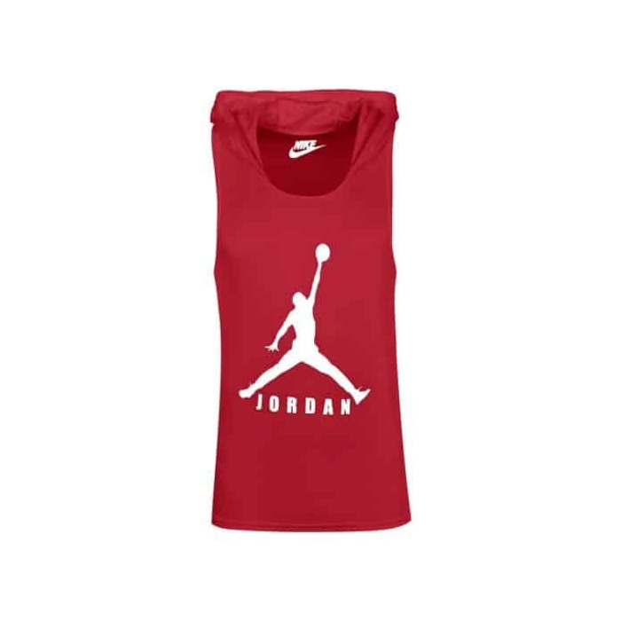 رکابی کلاه دار مردانه جردن مدل PY-SIMP0904 قرمز