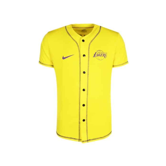 تیشرت بیسبالی نایک مدل PY-Lakers-1G265 زرد