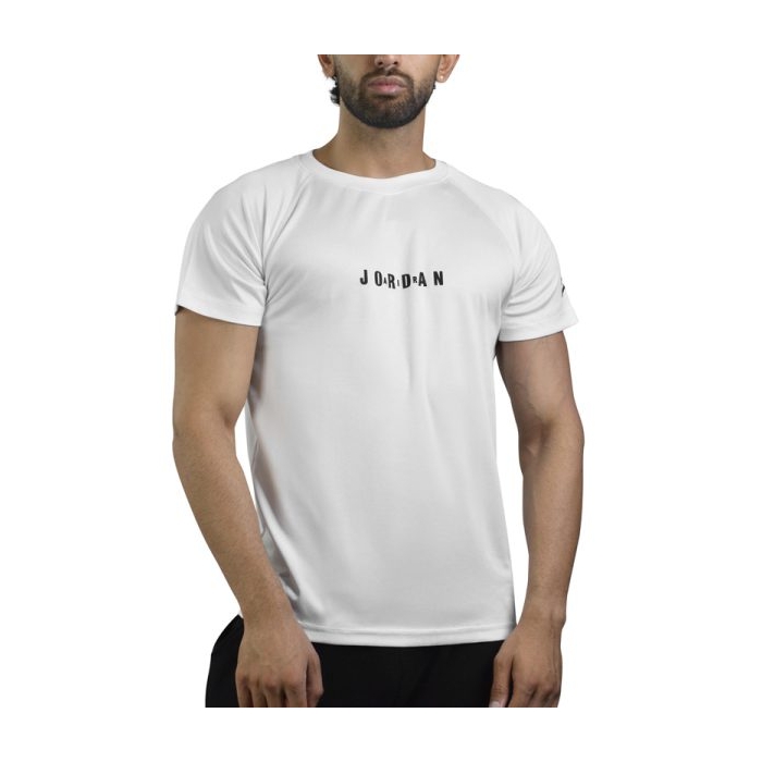 تیشرت ورزشی مردانه جردن مدل PY-4D0523 سفید