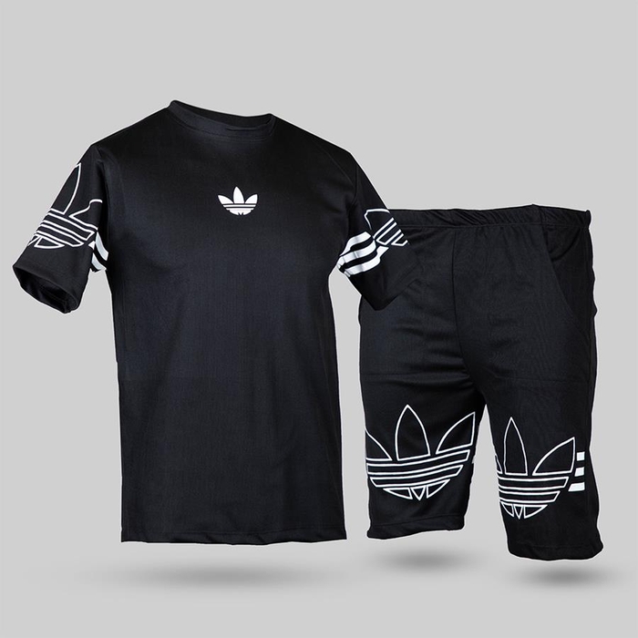 ست تیشرت و شلوارک مردانه BLACK ADIDAS مدل 1905