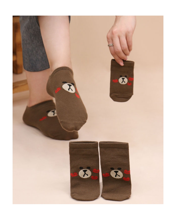 جوراب ست مادرفرزندی خرس NZDE