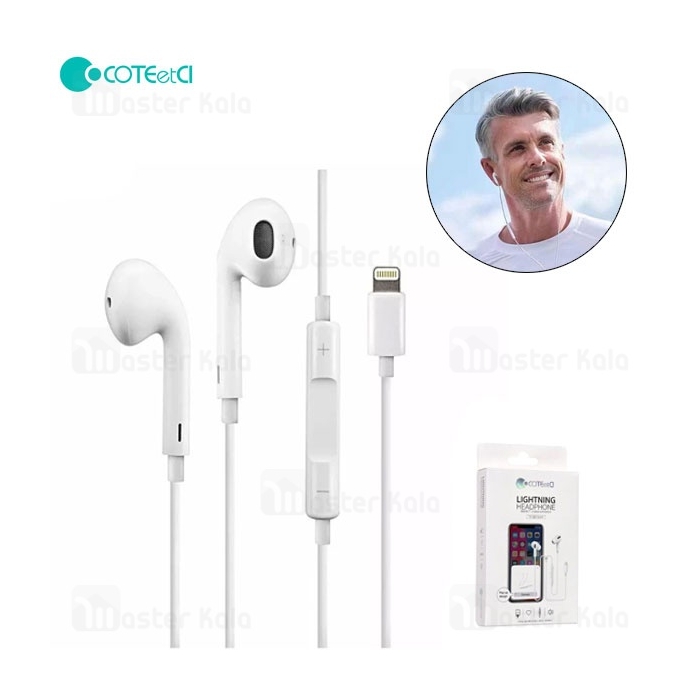 هندزفری سیمی لایتنینگ کوتتسی Coteetci CS5190