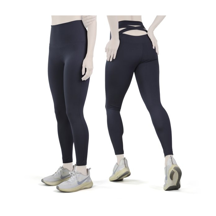 لگ ورزشی زنانه مدل W927 طوسی تیره