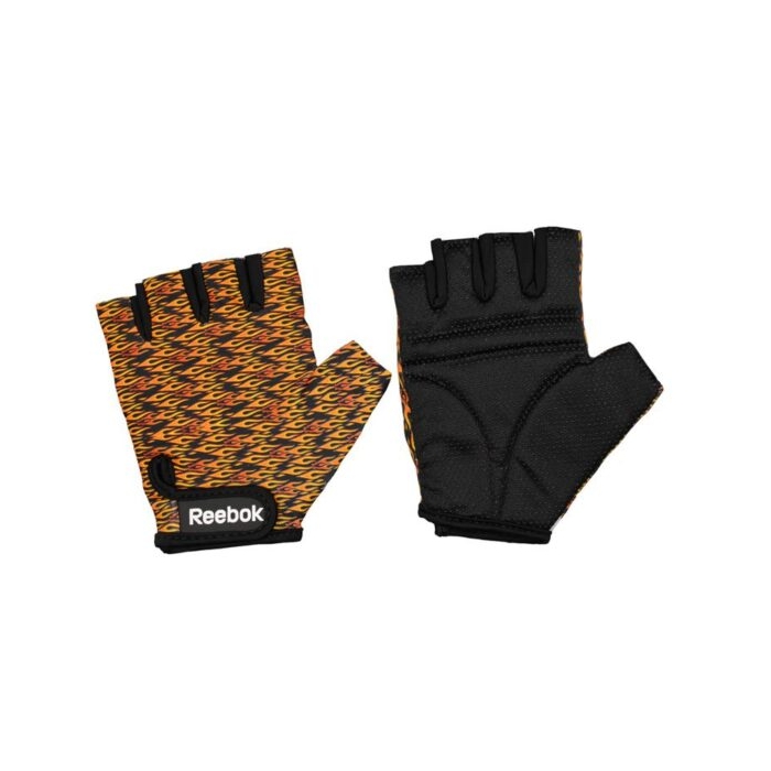 دستکش بدنسازی زنانه ریباک مدل Fire-10053 نارنجی