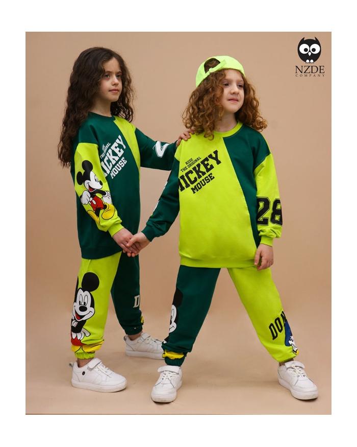 بلوز شلوار پازلی MICKEY MOUSE NZDE