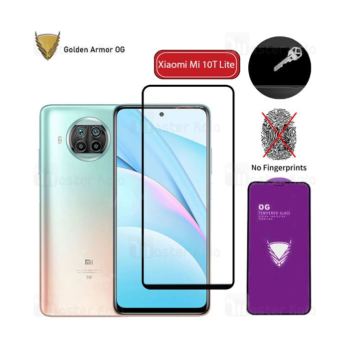 محافظ صفحه شیشه ای تمام صفحه تمام چسب OG شیائومی Xiaomi Mi 10T Lite 5G OG 2.5D Glass