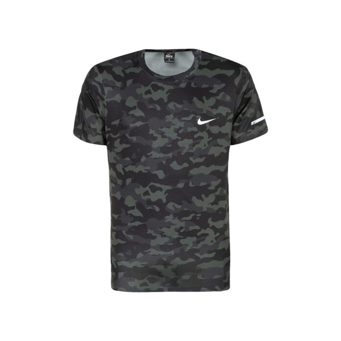 تیشرت ورزشی مردانه نایکی مدل MuB-213 چریکی سبز یشمی