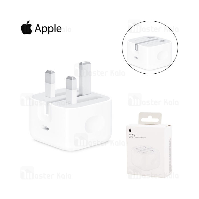 آداپتور شارژر اصلی اپل Apple A2344 MUVT3B/A Charger توان 20 وات