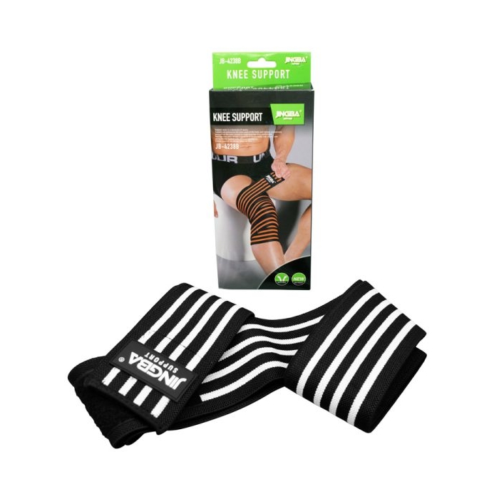 زانوبند پاور لیفتینگ جینجبا طول ۱۸۲ سانتی متر مدل JB-4238B بسته یک عددی