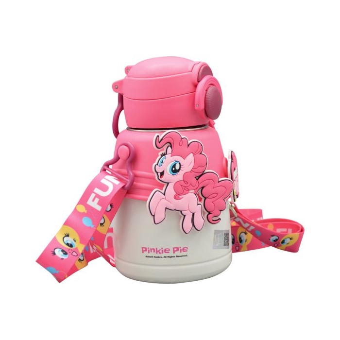بطری و تراول ماگ پونی کوچولو بچگانه مدل Pinky Pie ظرفیت ۰.۶ لیتر