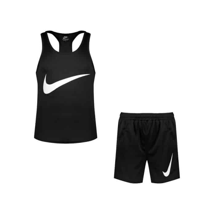 ست رکابی و شلوارک ورزشی مردانه نایک مدل PY-1H340 مشکی