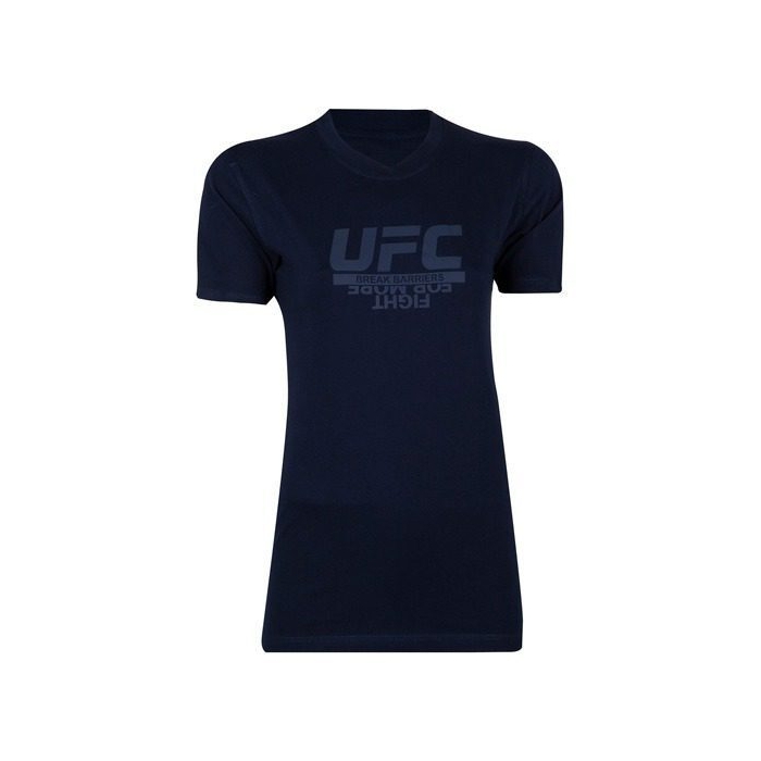 تیشرت ورزشی زنانه ریباک UFC مدل MuB-189 سرمه‌ای