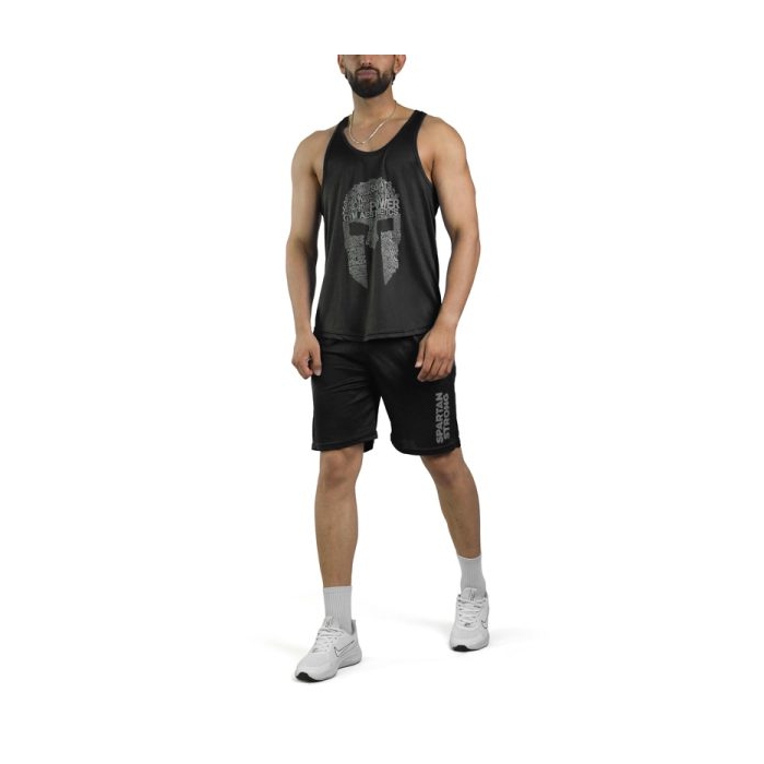 ست رکابی و شلوارک ورزشی مردانه  گلادیاتور پاور مدل PY-4C0443 مشکی