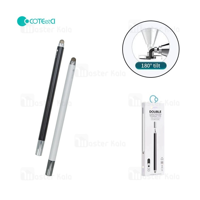 قلم لمسی کوتتسی Coteetci 62002 Double Capactior pen Triangle Type