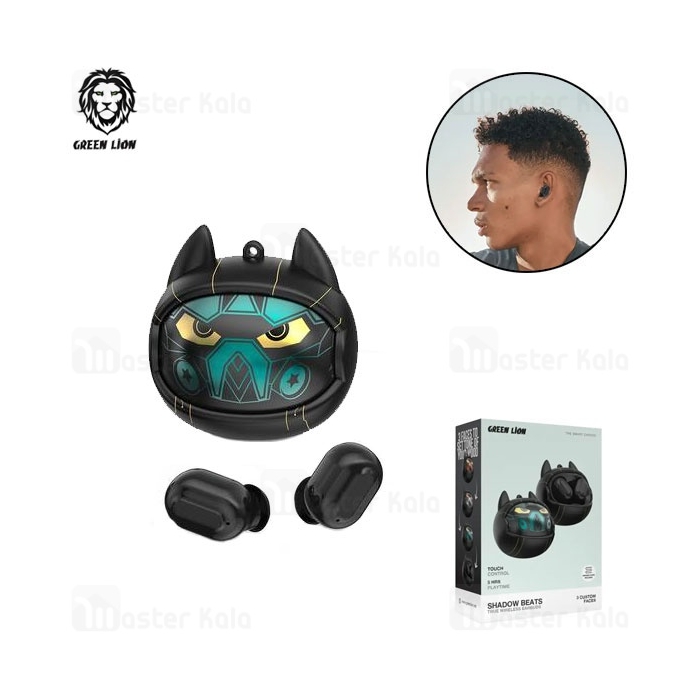 هندزفری بلوتوث گرین لاین Green Lion Shadow Beats True Wireless Earbuds GNSHBEATBK
