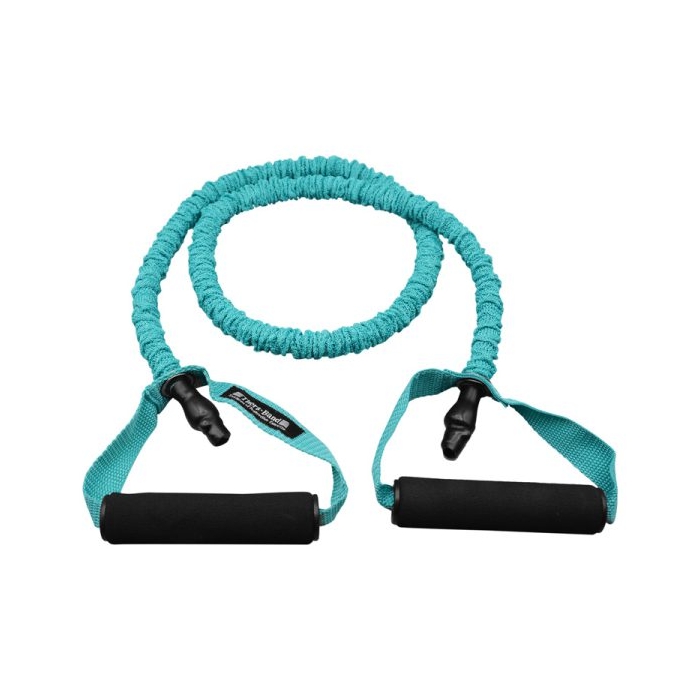 کش بدنسازی CX تراباند روکش دار با مقاومت ۱۱ کیلوگرم Cyan