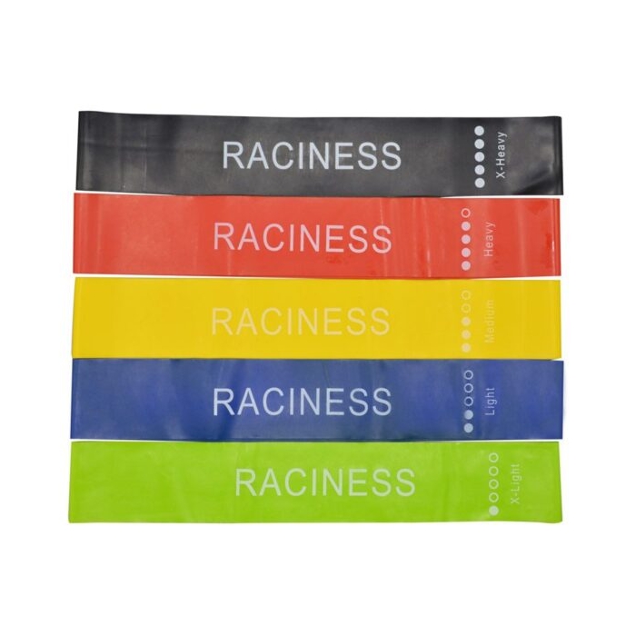 کش ورزشی لوپ ریسینس بسته ۵ عددی بهمراه کیف