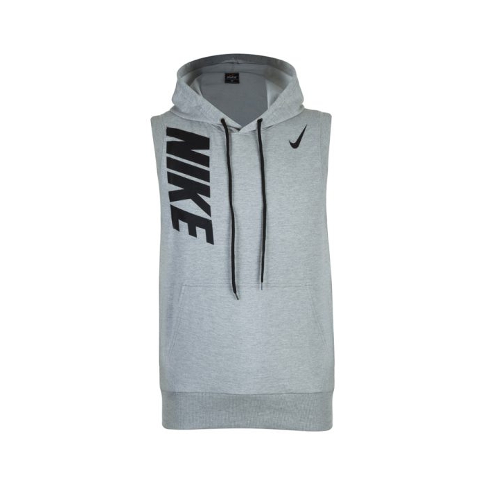 هودی استین حلقه ای ورزشی مردانه نایک مدل Mub-089 طوسی روشن