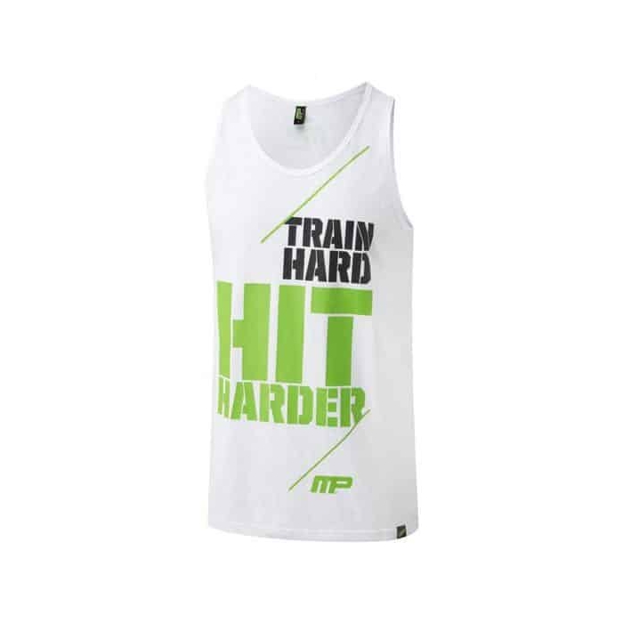 رکابی ورزشی مردانه Muscle Pharm مدل HIT-FO سفید