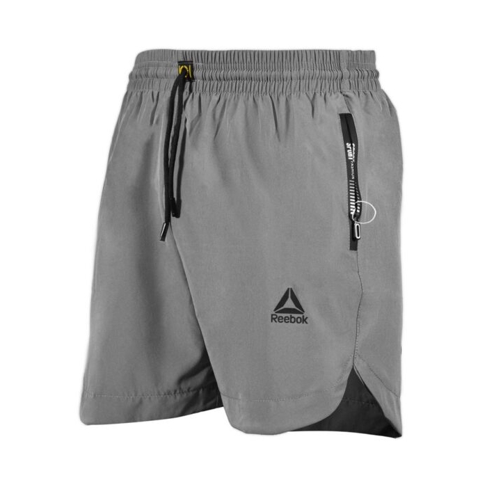 شلوارک ورزشی مردانه ریباک مدل DS-RK0070 طوسی تیره