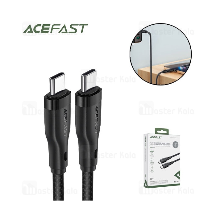 کابل Type-C به Type-C ایس فست ACEFAST C8-03 طول 1.2 متر توان 20 وات
