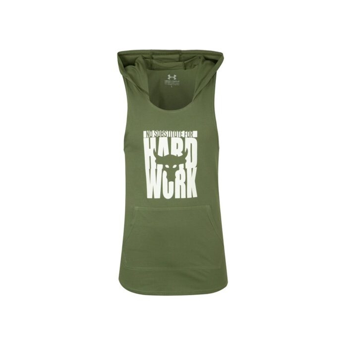 رکابی کلاهدار ورزشی مردانه آندر آرمور مدل PY-JIB WORK HARD سبز