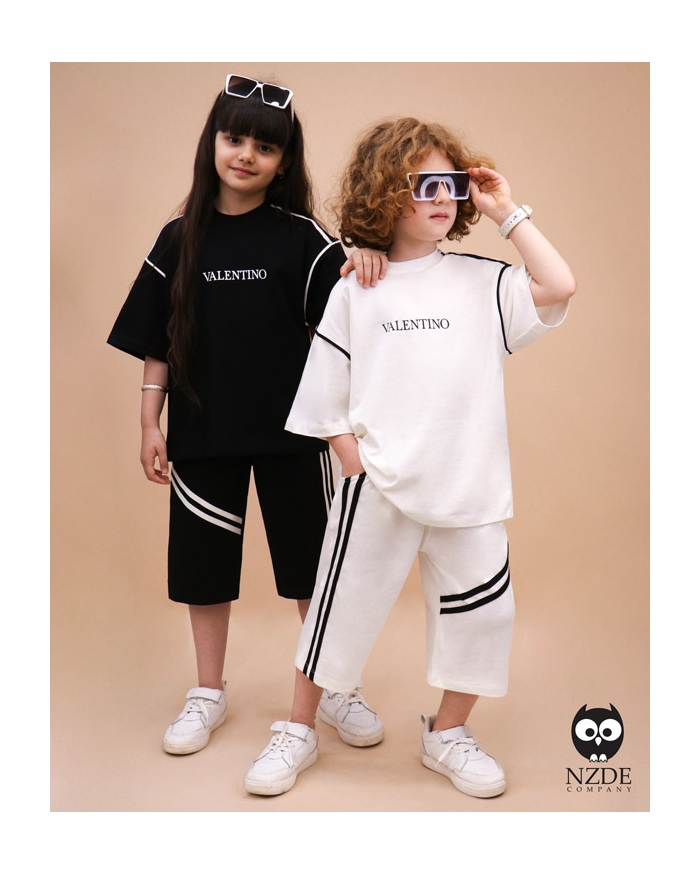 تیشرت شلوارک بگ استایل VALENTINO NZDE