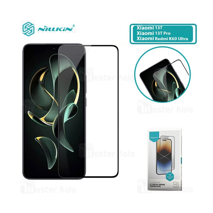 گلس تمام صفحه تمام چسب Xiaomi 13T / 13T Pro / Redmi K60 Ultra Nillkin CP+ Pro