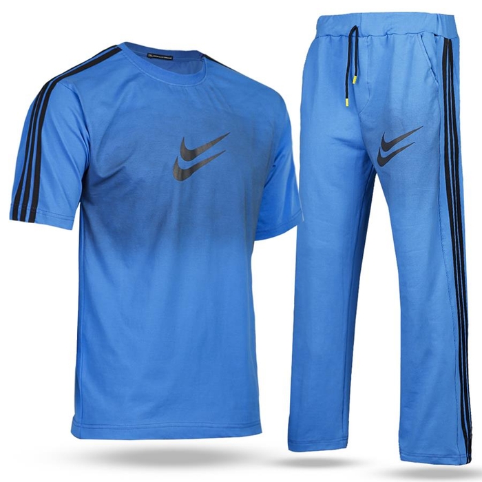 تیشرت و شلوار مردانه Tick_Blue مدل 3613